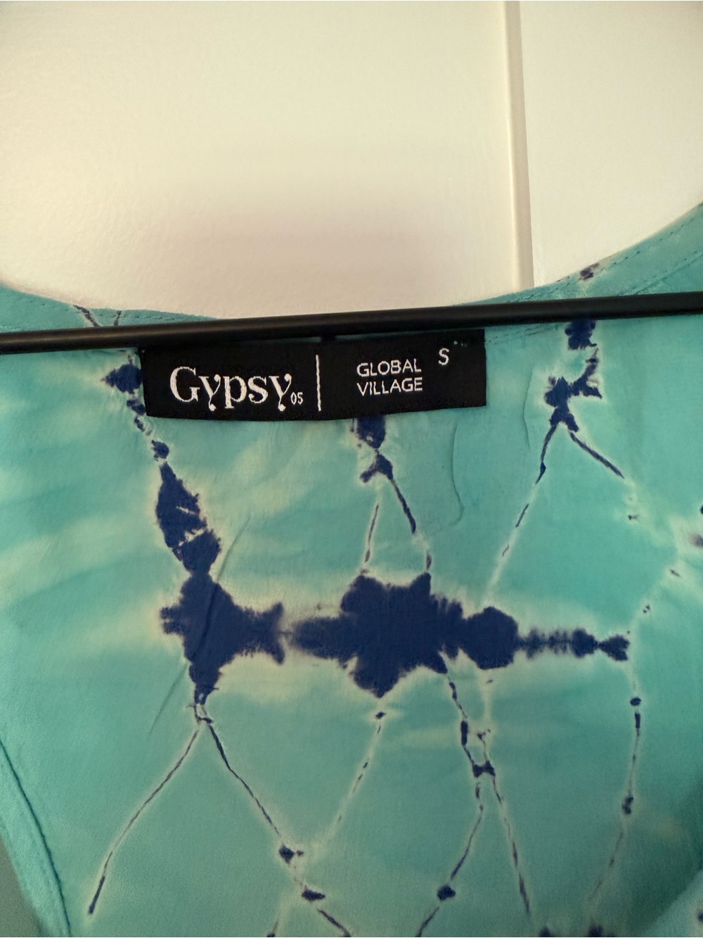 GYPSY 05 SILK RACERBACK SLEEVELESS TANK TOP DHAVAL NAVY size small - Picture 2 of 6